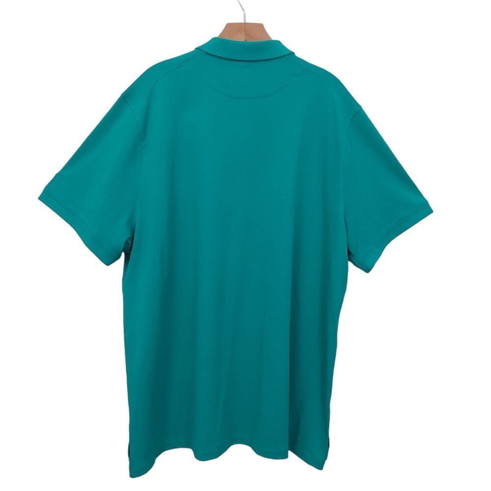 Nike Polo Shirt Mens XXL Green Tiger Woods Frank Masters Breathable Outdoor Golf - Picture 6 of 12